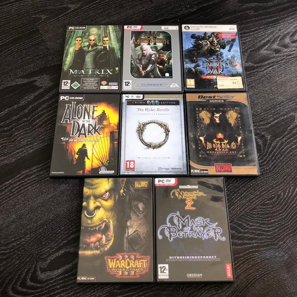 PC CD-ROM en DVD Games - Diablo 2 & The Elder Scrolls Games, Spelcomputers en Games, Games | Pc, 1 speler, Ophalen of Verzenden