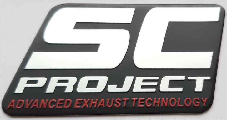 SC Project Advanced Exhaust Technology aluminium Uitlaatplaa, Motoren, Accessoires | Stickers, Ophalen of Verzenden