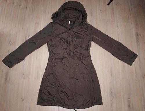 Bruine Lange Tussenjas Camaieu (S), Kleding | Dames, Jassen | Winter, Gedragen, Maat 36 (S), Bruin, Ophalen of Verzenden