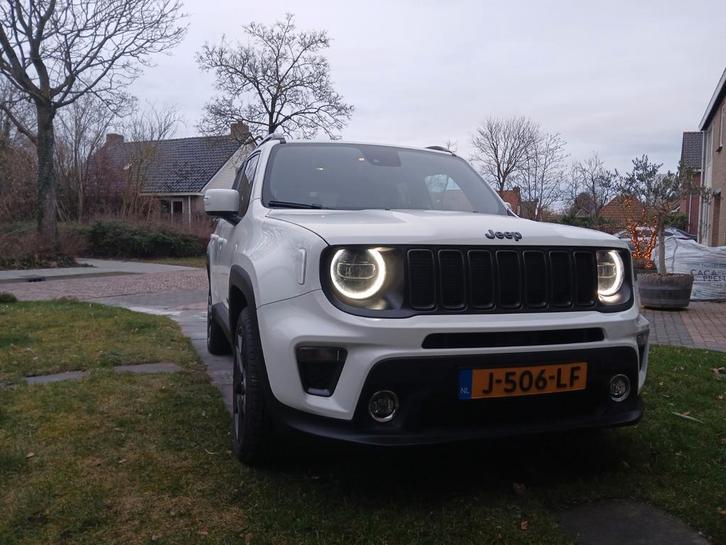 Jeep Renegade 1.3T 4xe 240pk Plug-in Hybrid 4WD Aut 2020 Wit, Auto's, Jeep, Particulier, Renegade, 4x4, ABS, Achteruitrijcamera