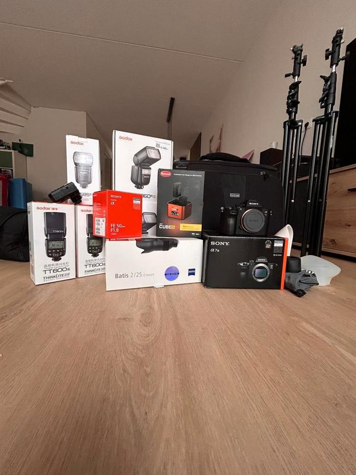 Professionele fotocamera Sony A7 III incl. accessoires, Audio, Tv en Foto, Fotocamera's Digitaal, Zo goed als nieuw, Sony, 8 keer of meer