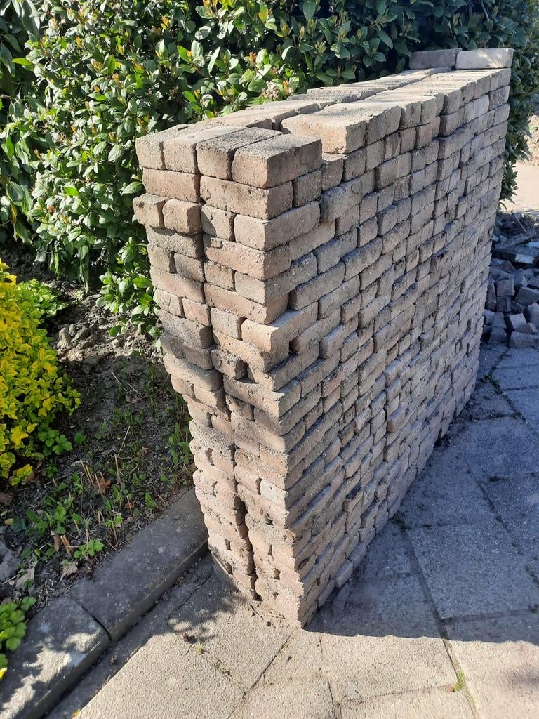Terras waaltjes  +/- 6m2, Tuin en Terras, Tegels en Klinkers, Ophalen, Beton, 5 tot 10 m², Klinkers