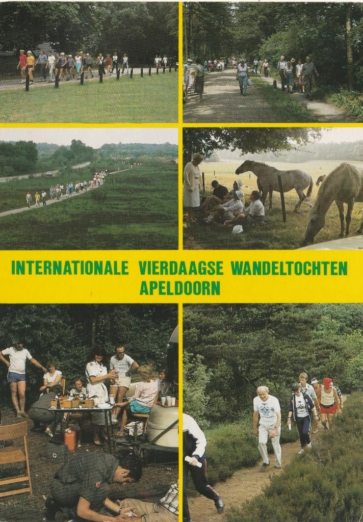 APELDOORN Internationale Vierdaagse Wandeltochten, Verzenden, 1980 tot heden, Gelopen, Gelderland