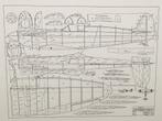 Bouwtekening RC Spitfire - spanwijdte 140 cm., Hobby en Vrije tijd, Modelbouw | Radiografisch | Vliegtuigen, Ophalen of Verzenden