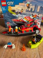 LEGO City 60373: Reddingsboot brandweer / brand, Ophalen of Verzenden, Zo goed als nieuw, Complete set, Lego