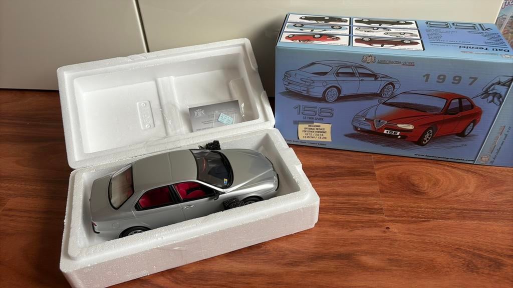 Alfa 156 LaudoRacing 1:18, Ophalen of Verzenden, Nieuw, Auto, Overige merken