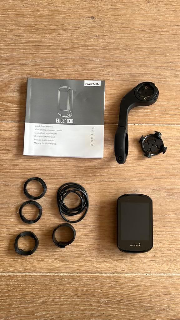 Garmin edge 830, Fietsen en Brommers, Fietsaccessoires | Fietscomputers, Gebruikt, Draadloos, GPS, Waterdicht, Ophalen of Verzenden