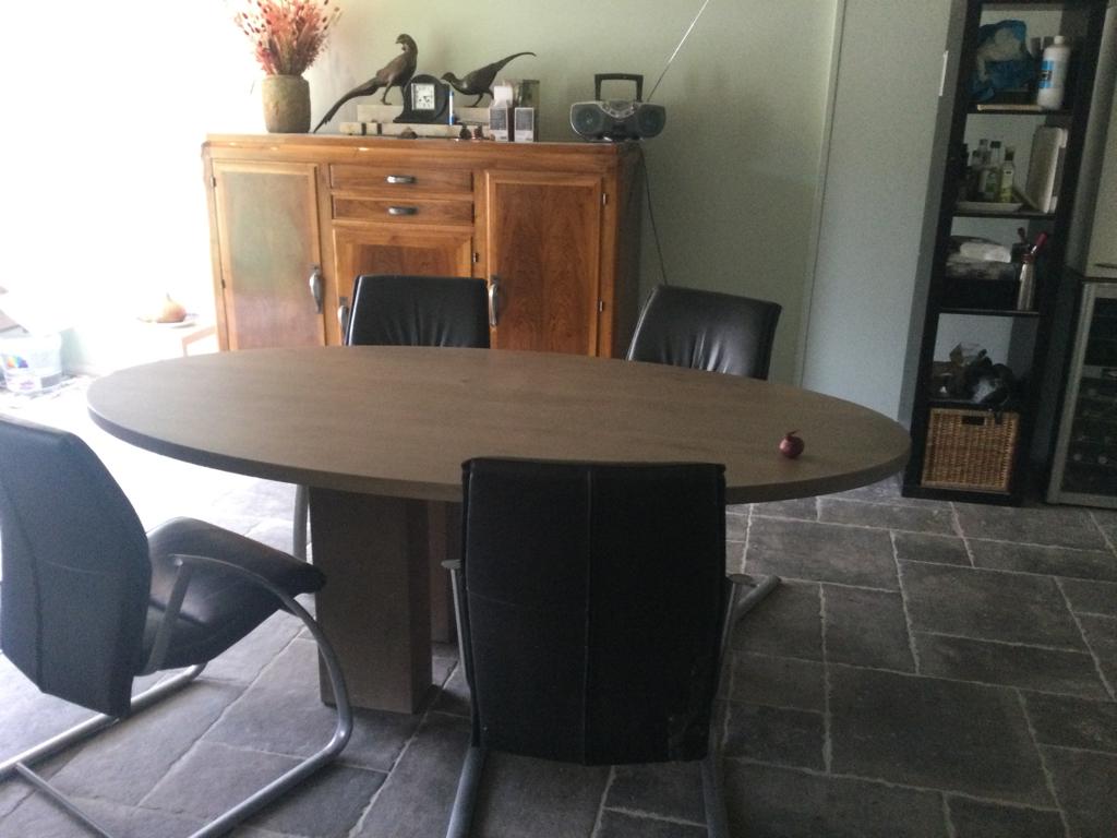 Eettafel, Huis en Inrichting, Tafels | Eettafels, Ophalen, Rechthoekig, 50 tot 100 cm