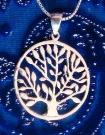 Levensboom hanger van zilver, Sieraden, Tassen en Uiterlijk, Kettinghangers, Nieuw, Zilver, Zilver, Ophalen of Verzenden