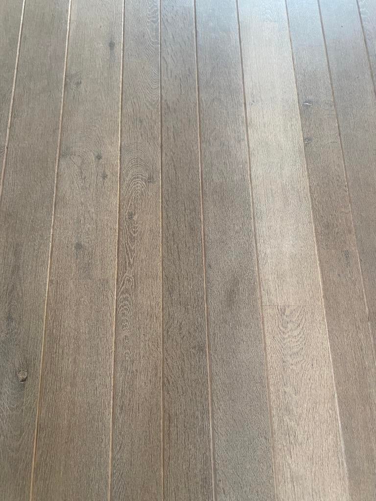 Oude massief eiken plankenvloer met doorleefd karakter, Doe-het-zelf en Verbouw, Vloerdelen en Plavuizen, Ophalen, Gebruikt, Vloerdelen of -planken