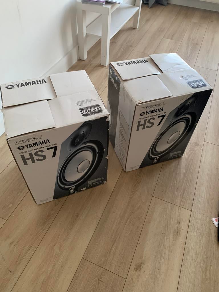 Yamaha hs7 studio monitor, Audio, Tv en Foto, Luidsprekers, Overige merken, Ophalen of Verzenden, Zo goed als nieuw, 120 watt of meer