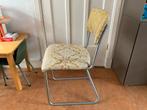 Twee zeldzame Gispen 112 stoelen met originele bekleding., Gebruikt, Twee, Ophalen of Verzenden, Jaren 30-50, industrieel design, Gispen