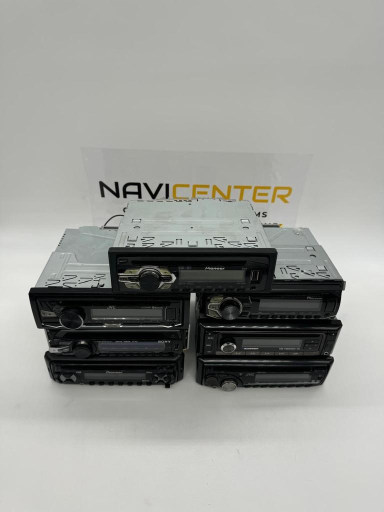 Diverse 1DIN Autoradio's - Pioneer, Blaupunkt, JVC, Sony, Ophalen of Verzenden, Gebruikt