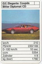 Kw1 Autokaartje Bitter Diplomat Cd, Ophalen of Verzenden, Zo goed als nieuw, Auto's