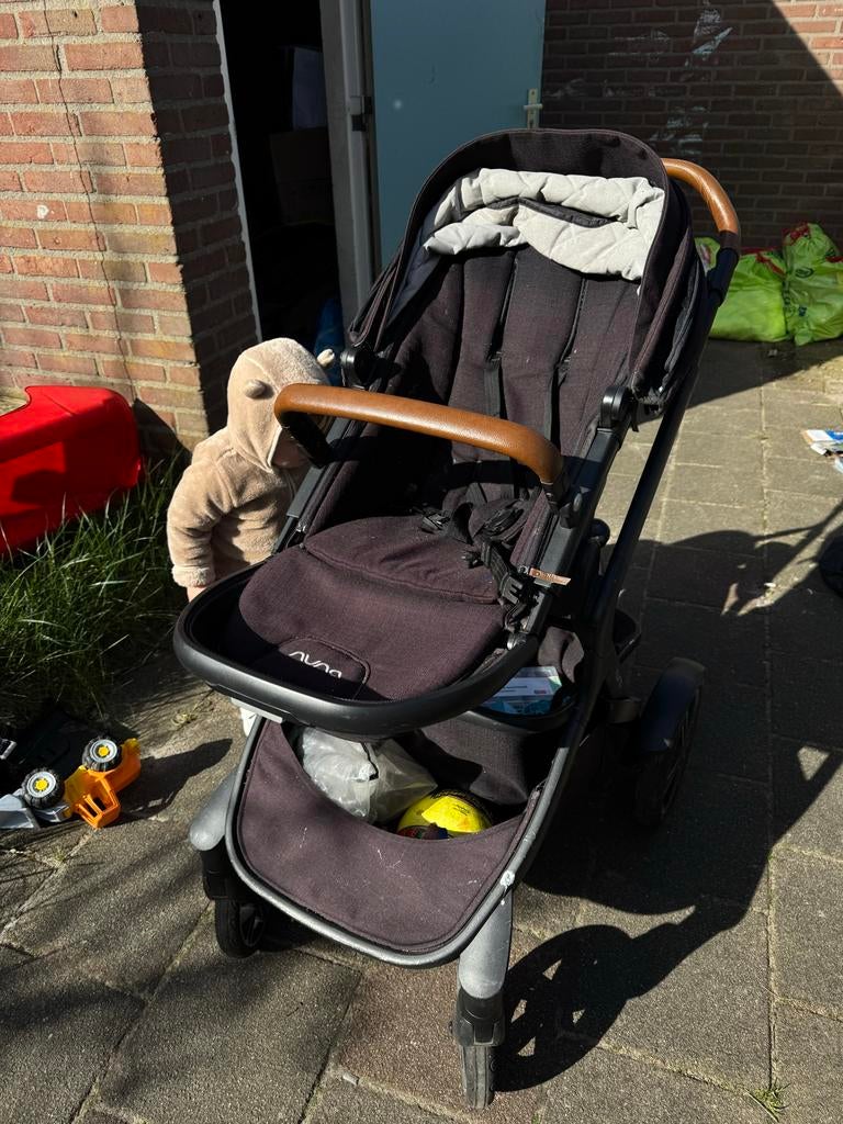 Nuna Demi Grow kinderwagen, Kinderen en Baby's, Kinderwagens en Combinaties, Gebruikt, Duowagen, Ophalen, Kinderwagen