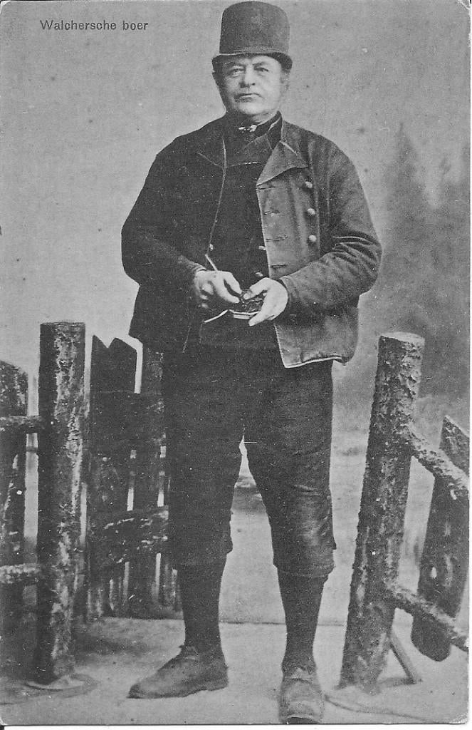 Walcheren Walchersche boer., Ophalen of Verzenden, 1920 tot 1940, Ongelopen, Zeeland