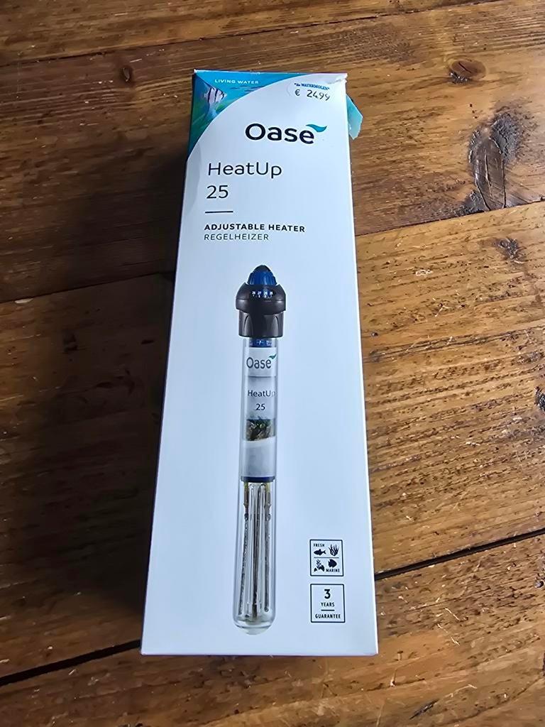 Z.g.a.n aquarium verwarming, Dieren en Toebehoren, Ophalen, Oase, Verlichting of Verwarming, Zo goed als nieuw