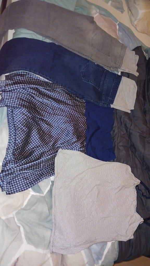 Zwangerschapskleding pakket: broeken, shirts, vest en rokken, Kleding | Dames, Positiekleding, Maat 42/44 (L), Ophalen of Verzenden