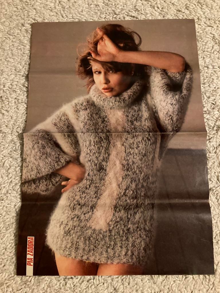 Poster A3 formaat PIA ZADORA, Verzamelen, Ophalen of Verzenden, Zo goed als nieuw, A1 t/m A3