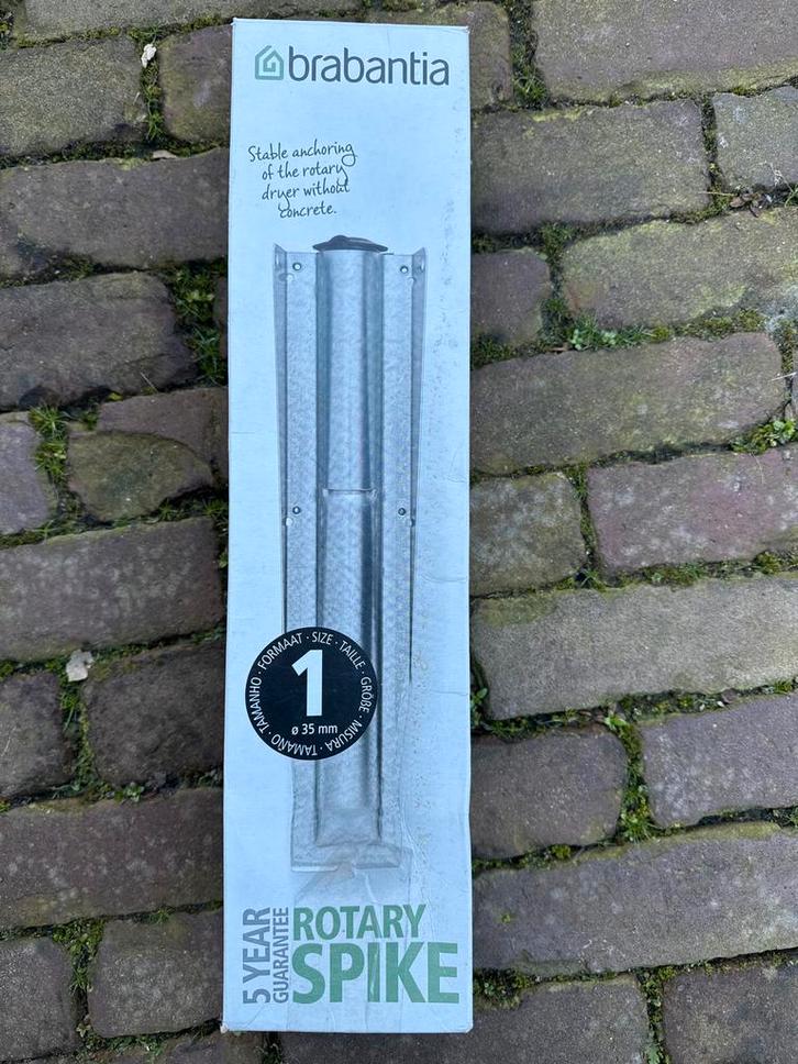 Brabantia Rotary Spike - nieuw Grondanker voor droogmolen, Tuin en Terras, Droogmolens en Wasrekken, Nieuw, Overige typen, Ophalen of Verzenden