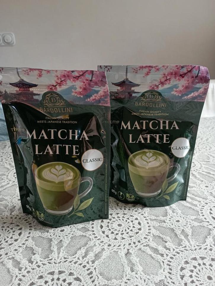 2x Matcha Latte classic van Bardollini, Diversen, Levensmiddelen, Ophalen