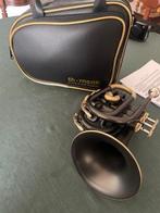Trompet Sb Thomann Blacky Pocket, Ophalen, Zo goed als nieuw, Bes-trompet, Met koffer