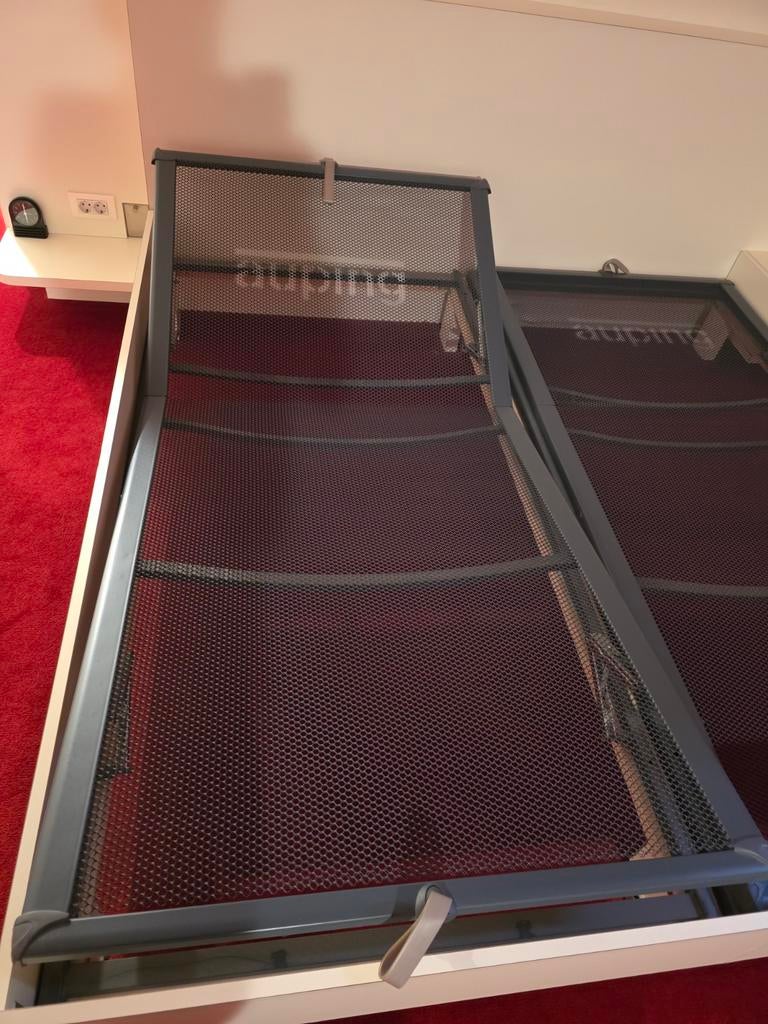 2x Auping spiraal 90x200, Huis en Inrichting, Ophalen, Eenpersoons, Metaal, 90 cm