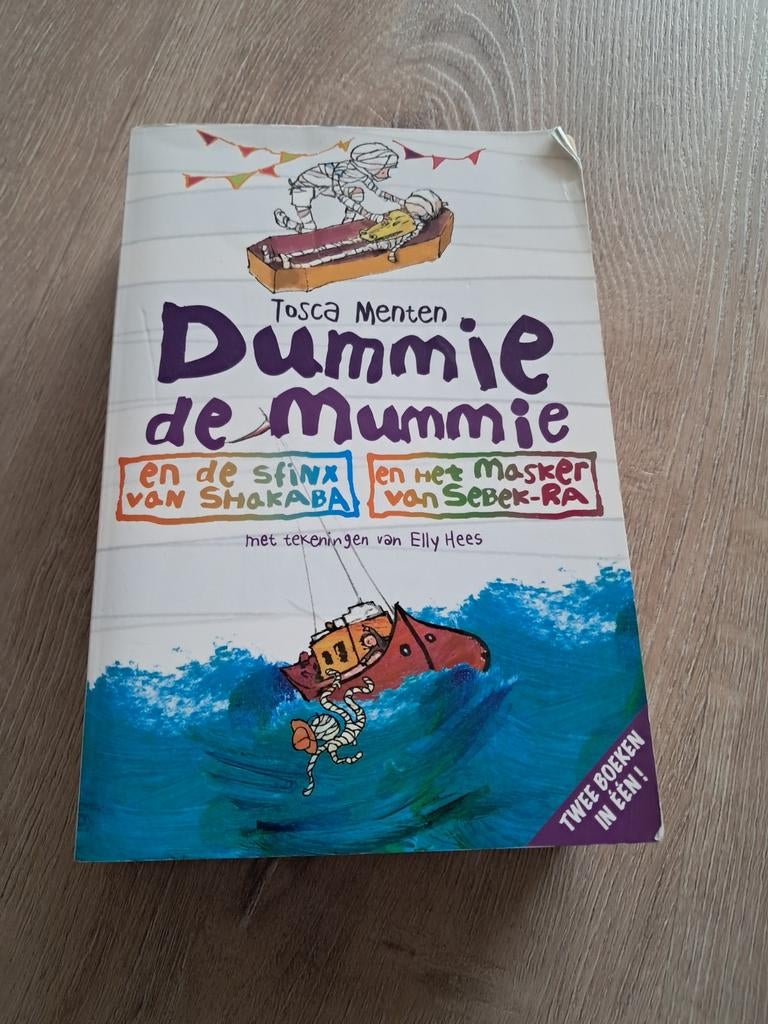 Dummie de Mummie: De Sfinx & Het Masker van Sebek-Ra, Ophalen of Verzenden, Gelezen, Tosca Menten, Fictie