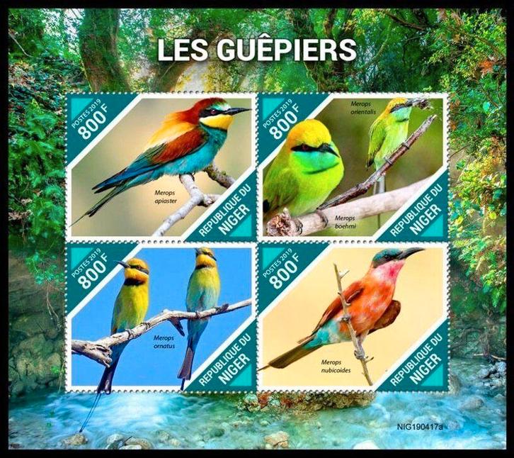 61 veiling van 27-28 en 01 mrt Niger, Postzegels en Munten, Postzegels | Thematische zegels, Postfris, Dier of Natuur, Ophalen of Verzenden
