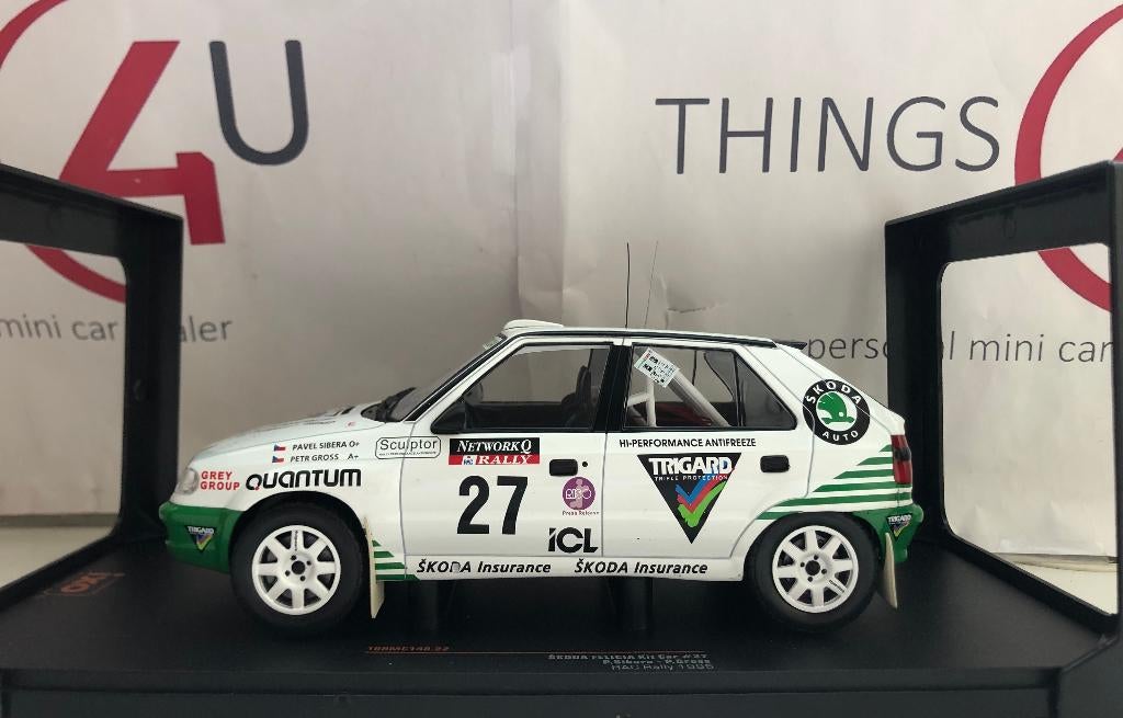 Ixo 1:18 Skoda Felicia Kit Car No.27, RAC Rally 1995 Sibera, Ophalen of Verzenden, Nieuw, Auto, Overige merken