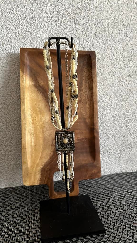 Ketting, Ophalen of Verzenden, Zo goed als nieuw, Zilver, Overige materialen