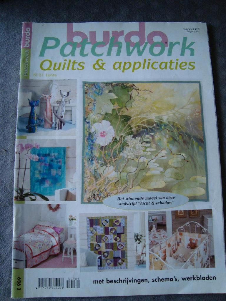 Burda patchwork, Ophalen of Verzenden, Zo goed als nieuw, Handborduren, Patroon
