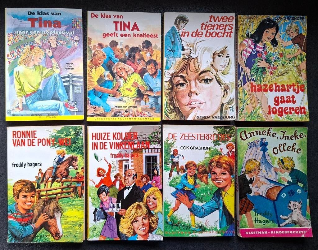 8 kluitman pockets ( € 0.75 per stuk), Boeken, Ophalen of Verzenden, Gelezen