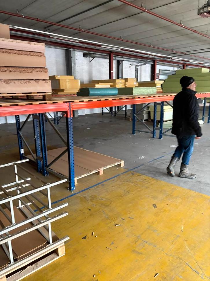 Palletstelling 110cm diep, 150cm hoog, 440cm liggers, Zakelijke goederen, Kantoor en Winkelinrichting | Magazijn, Stelling en Opslag
