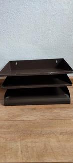 Post sorteer rek brievenhouder jaren 70 bruin metaal Vintage, Ophalen of Verzenden, Gebruikt