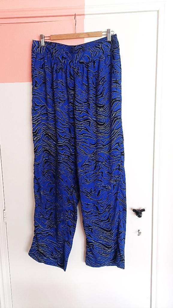 Donker blauwe dunne KOÏ Broek / pantalon zomer voorjaar, Kleding | Dames, Maat 46/48 (XL) of groter, Zo goed als nieuw, Lang, Koi