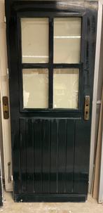 Metanti achterdeur met dubbel glas, Doe-het-zelf en Verbouw, Ophalen, Gebruikt, 200 tot 215 cm, Glas