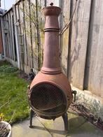 Terraskachel Buitenhaard - gietijzeren bbq Tuinhaard (130cm), Ophalen, Gebruikt