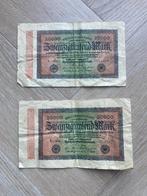 2x Briefgeld duitsland twanzigtauzend Mark, Postzegels en Munten, Munten en Bankbiljetten | Verzamelingen, Ophalen of Verzenden