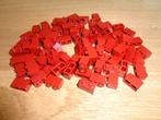 Partij J646=100x Nieuwe Lego stenen 1x2 donker rood, Lego, Lego, Lego, Nieuw