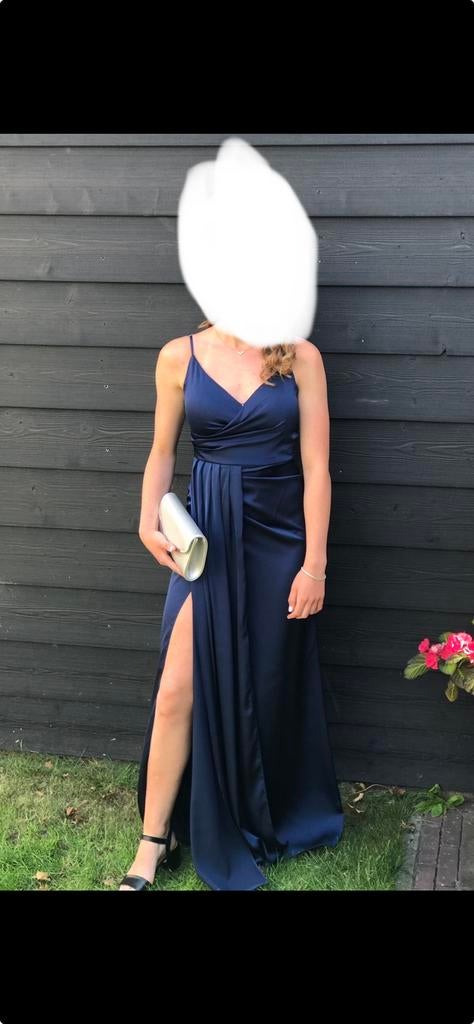 Gala jurk maat S, Kleding | Dames, Gelegenheidskleding, Galajurk, Blauw, Ophalen of Verzenden, Zo goed als nieuw