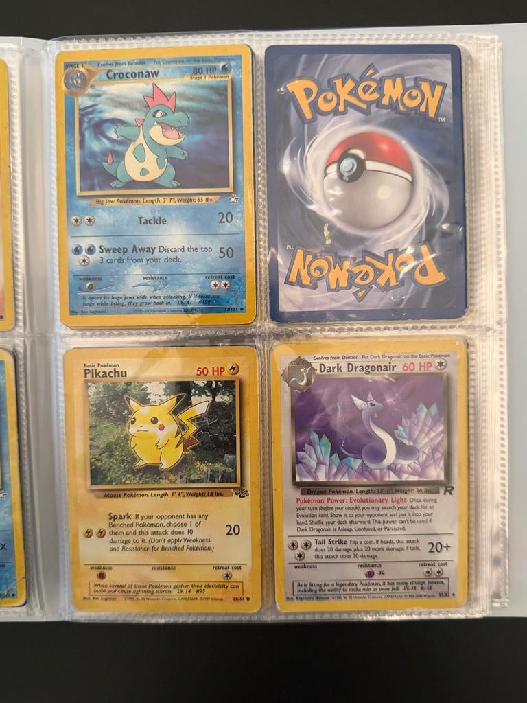 Pokémon kaarten mapje, Ophalen of Verzenden, Gebruikt, Meerdere kaarten