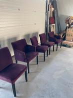 Eetkamer stoelen DMF 5 stuks, Huis en Inrichting, Stoelen, Ophalen, Gebruikt, Overige kleuren, Stof