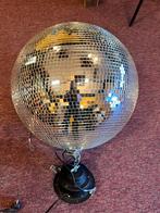 Grote Discobal met motor–roterende spiegelbol–feest / horeca, Ophalen, Zo goed als nieuw