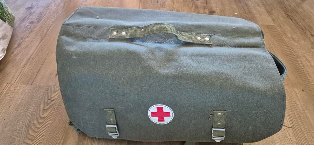 Vintage Leger EHBO Tas - Militair Groen, Ophalen, Overige typen