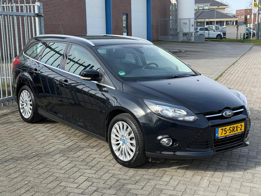 Ford Focus Wagon 1.6 TI-VCT First Edition! KMST NAP! Airco E, 125 pk, Gebruikt, Zwart, 4 cilinders