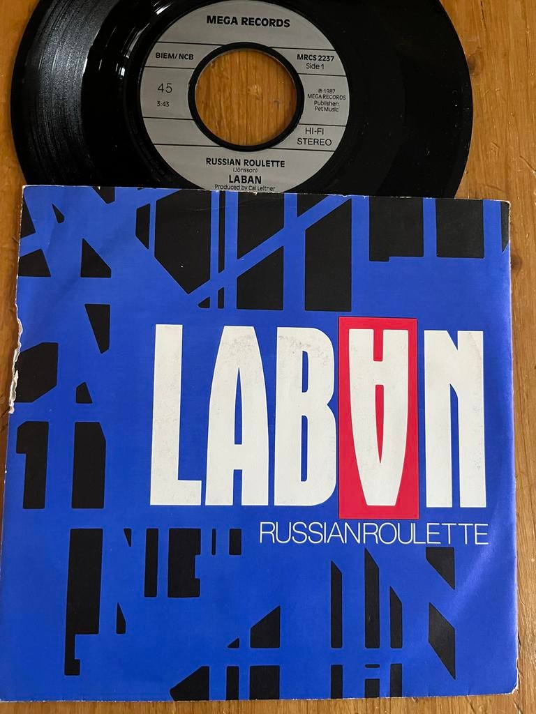 Laban - Russian Roulette 7" Single, Ophalen of Verzenden, 7 inch, Pop, Single