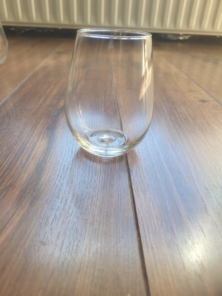 Set van 6 moderne glazen zonder steel, Huis en Inrichting, Keuken | Servies, Ophalen, Glas of Glazen, Nieuw, Glas