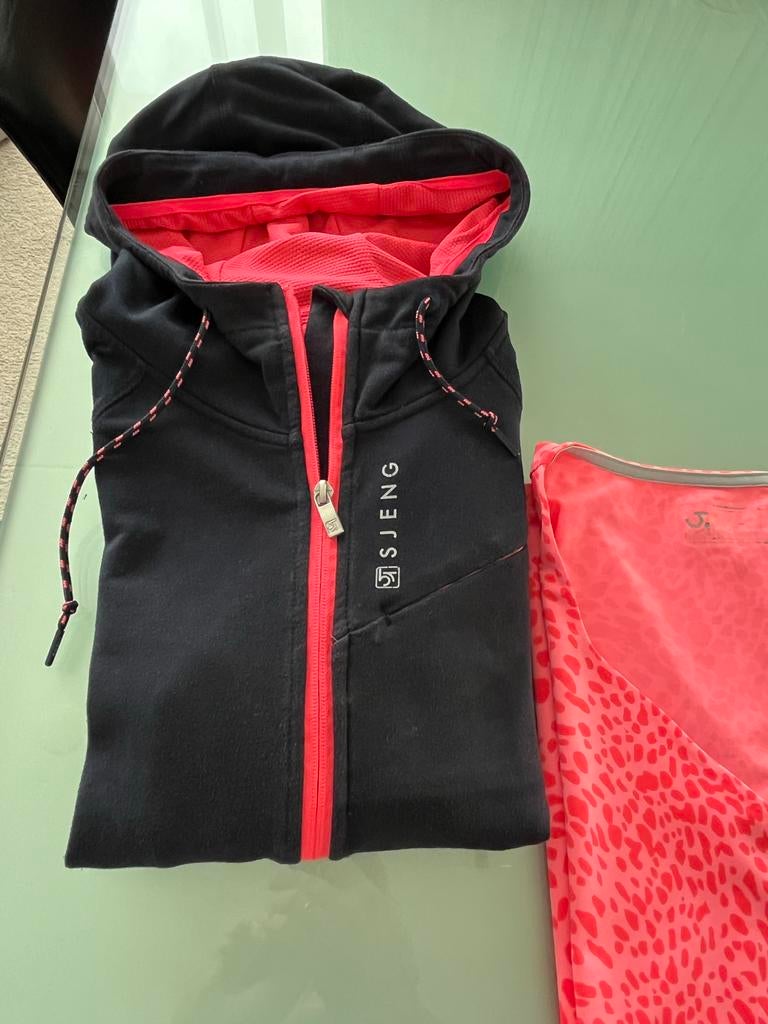 Joggingpak Sjeng mt XL, Kleding | Dames, Sportkleding, Blauw, Maat 42/44 (L), Ophalen of Verzenden, Fitness of Aerobics