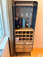 Dutchbone Vino wijnkast, Huis en Inrichting, Ophalen, Zo goed als nieuw, Metaal, Minder dan 50 cm